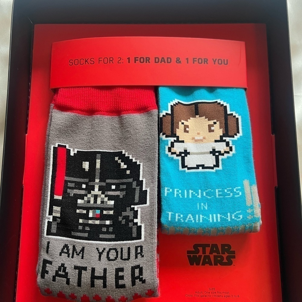 HALLMARK dad and child socks